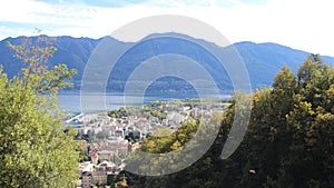 Locarno Lake And City View