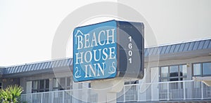 Beach House Inn Sign, Daytona Beach, Florida