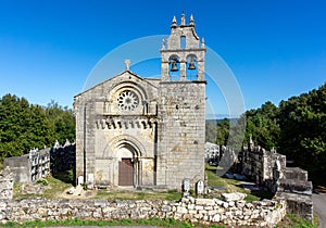 Romanesque church of Santo TomÃ© de Serantes (12th century). Leiro, Ourense, Spain. photo