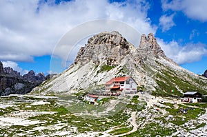 Locatelli refuge, Dolomites