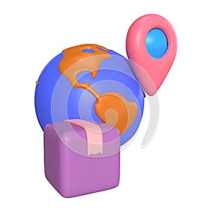 Location 3D Illustration Icon