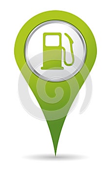 Location gas pump icon