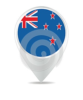 Location Icon for New Zealand