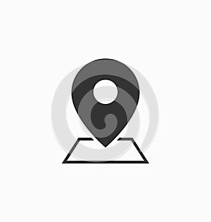 Location icon vector sign