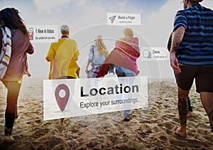 Location Journey Travel Destination Concept