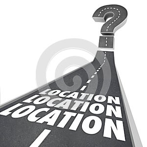 Location Location Location Words Road Destination