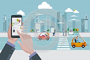 Location Map Application and Self-Driving Urban Car