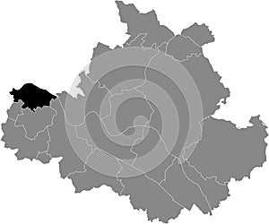 Location map of the Cossebaude locality of Dresden, Germany