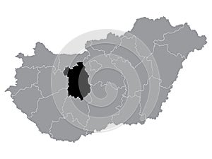Location Map of FejÃ©r Region