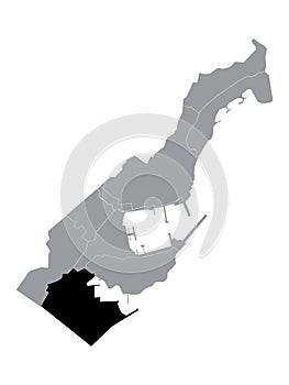 Location Map of Fontvieille Ward photo