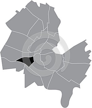 Location map of the Jonction District of Geneva, Switzerland