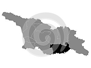 Location Map of Kvemo Kartli Region photo
