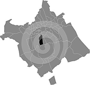 Location map of the La Alberca district of municipality of Murcia, Spain photo