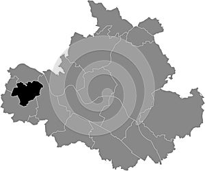 Location map of the Mobschatz locality of Dresden, Germany