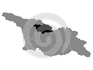 Location Map of Racha-Lechkhumi and Kvemo Svaneti Region photo