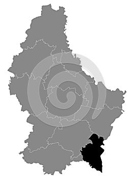 Location Map of Remich Canton