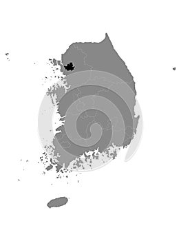 Location Map of Seoul Special City