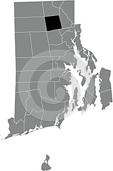 Location map of the Smithfield of Rhode Island, USA