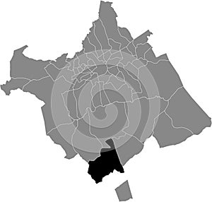 Location map of the Valladolises y Lo Jurado district of municipality of Murcia, Spain photo