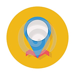 location marker icon. Vector illustration decorative design