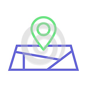 Location marker Isolated Vector icon which can easily modify or edit