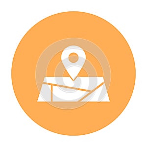 Location marker Isolated Vector icon which can easily modify or edit