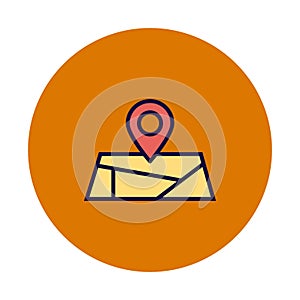 Location marker Isolated Vector icon which can easily modify or edit