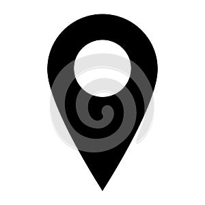 Location place icon vector isolated with background simpel smooth photo