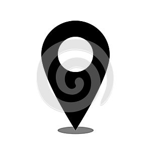 Location place icon vector isolated with background simpel smooth photo