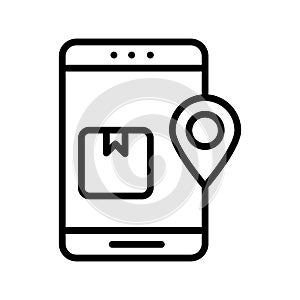 Location point app Isolated Vector icon which can easily modify or edit