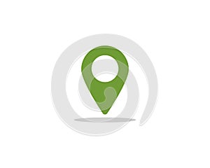 Location point Logo template vector icon illustration design