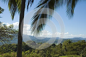Landscape around Tarcoles in Costa Rica