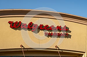 A Walgreens Pharmacy store front