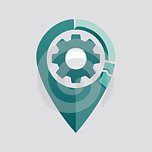 LocationBased Process Optimization Icon