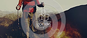 Locations Traveling Destination Navigation Vacation Concept