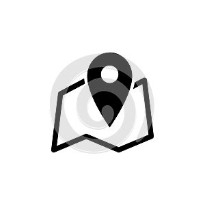 Locator icon vector symbol template