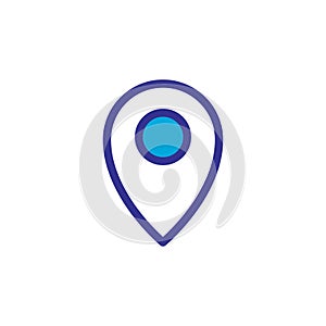 Locator icon vector symbol template