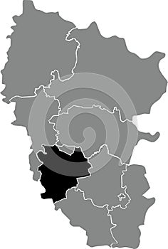 Locator map of the ALCHEVSK RAION, LUHANSK OBLAST