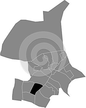 Locator map of the ELDEN DISTRICT, ARNHEM