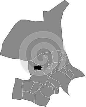 Locator map of the HEIJENOORD EN LOMBOK DISTRICT, ARNHEM