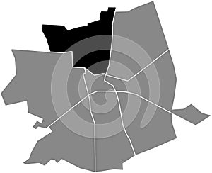 Locator map of the NOORD DISTRICT, APELDOORN