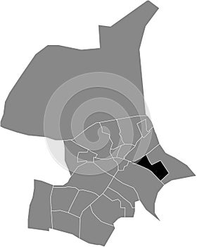 Locator map of the PRESIKHAAF OOST DISTRICT, ARNHEM