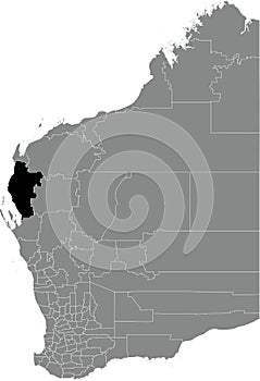 Locator map of the SHIRE OF CARNARVON, WESTERN AUSTRALIA