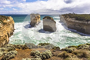 Loch Ard Gorge and Island Arch from Tom & Eva Lookout Australia Great Ocean Road and surroundings sea oceans and cliff