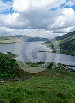 Loch Duich from the Five Sisters climb