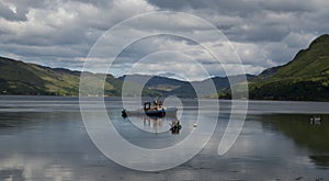 Loch Duich in the Scottish Highlands