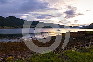 Loch Duich on the west coast of Scotland