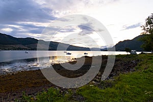 Loch Duich on the west coast of Scotland