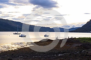 Loch Duich on the west coast of Scotland