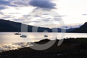 Loch Duich on the west coast of Scotland